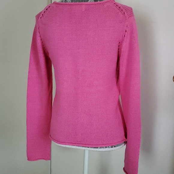 New!LIilly Pulitzer women's sweater,size xs,bright pink color. - Picture 5 of 7